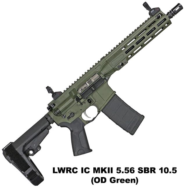 LWRC IC-MKII Pistol OD Green - Thumbnail 1
