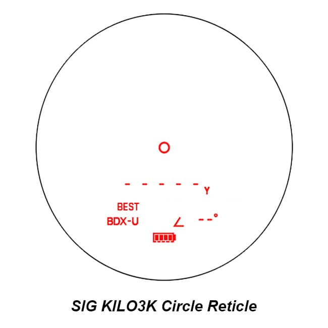SIG Sauer KILO 3K 6x22mm Range Finding Monocular - Thumbnail 2