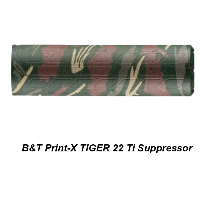 B&T Print-X TIGER 22 Ti Suppressor - Thumbnail 1