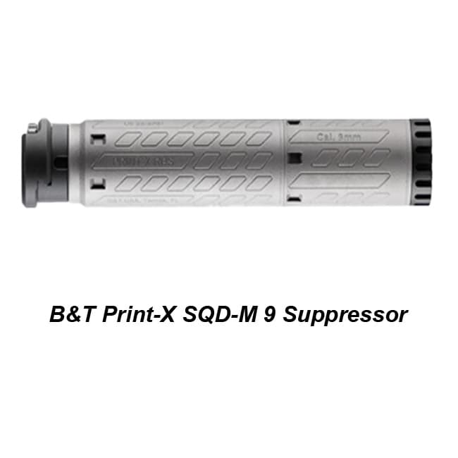 B&T Print-X SQD-M 9 Suppressor - Thumbnail 1
