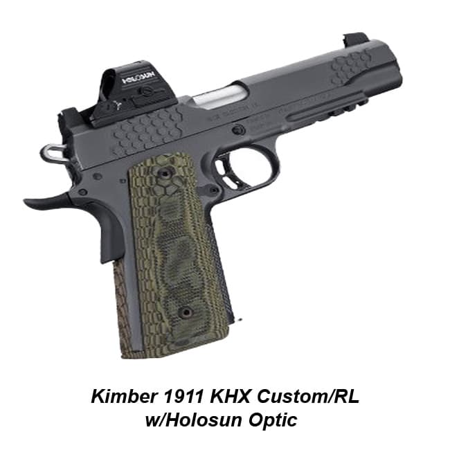 Kimber 1911 KHX Custom/RL w/Holosun Optic - Thumbnail 1