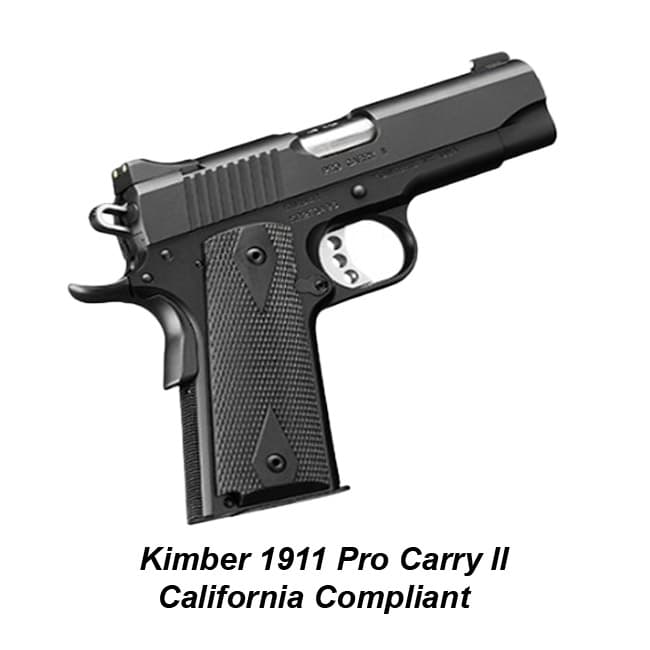 Kimber 1911 Pro Carry II California Compliant - Thumbnail 1