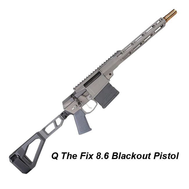 Q The Fix 8.6 Blackout Pistol - Thumbnail 1