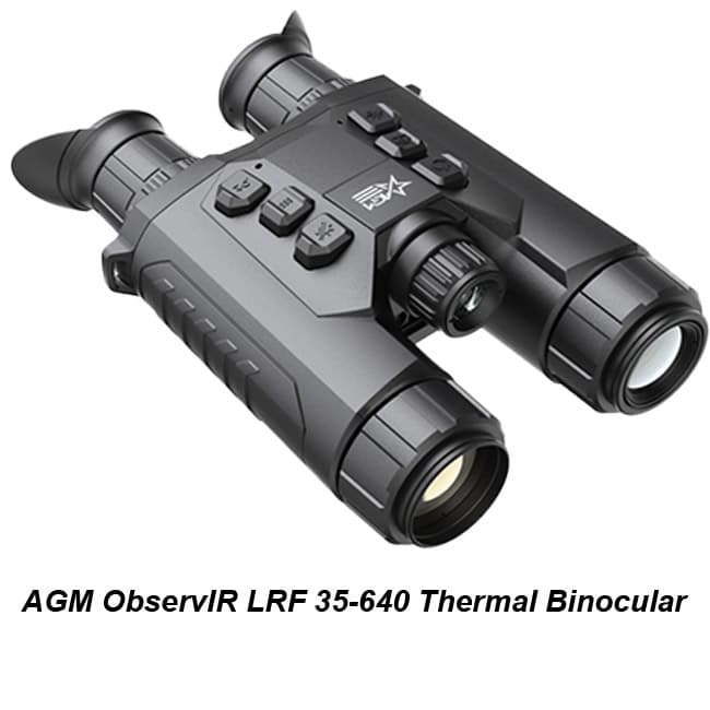 AGM ObservIR LRF 35-640 Thermal Binocular - Thumbnail 1