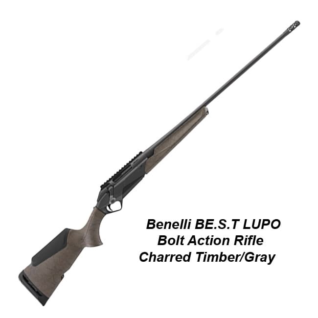 Benelli BE.S.T LUPO Bolt Action Rifle (Charred Timber/Gray) - Image 1