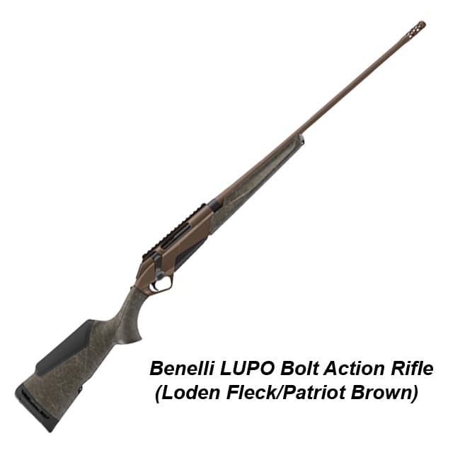 Benelli LUPO Bolt Action Rifle (Loden Fleck/Patriot Brown) - Image 1