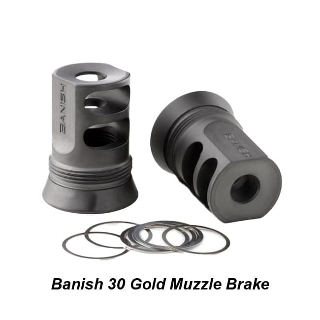 Banish 30 Gold Muzzle Brake - Thumbnail 1
