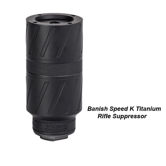 Banish Speed K Titanium Rifle Suppressor - Image 1
