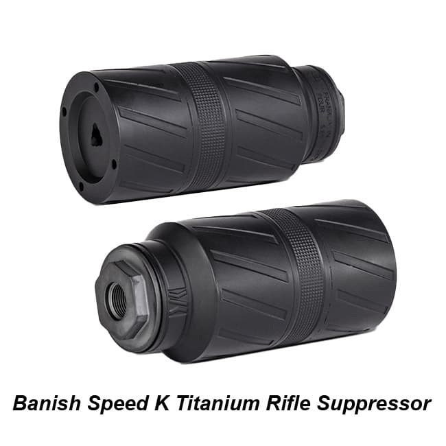 Banish Speed K Titanium Rifle Suppressor - Thumbnail 2