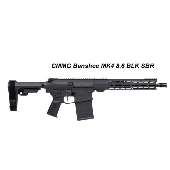 CMMG Banshee MK4 8.6 BLK SBR - Thumbnail 1