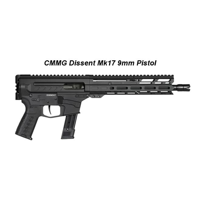 CMMG Dissent Mk17 9mm Pistol - Thumbnail 2