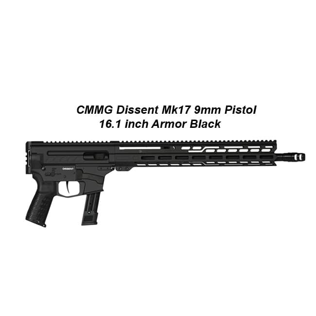 CMMG Dissent Mk17 9mm Pistol - Thumbnail 4