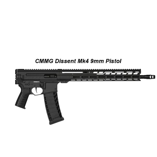 CMMG Dissent Mk4 9mm Pistol - Thumbnail 1