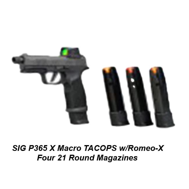 SIG P365 X Macro TACOPS w/Romeo-X - Thumbnail 2