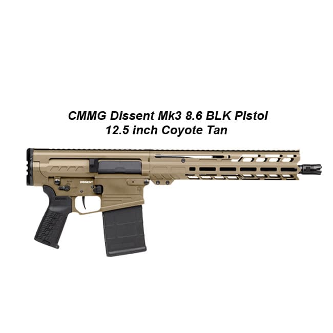 CMMG Dissent Mk3 8.6 BLK Pistol - Thumbnail 4