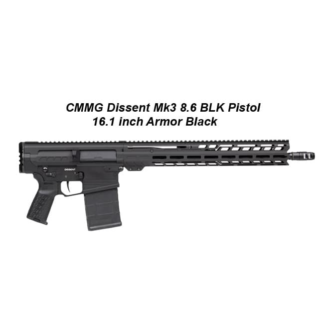 CMMG Dissent Mk3 8.6 BLK Pistol - Thumbnail 9