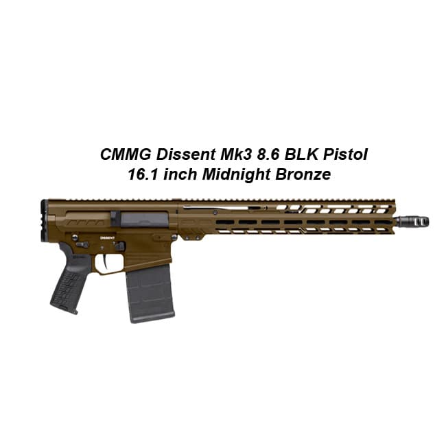 CMMG Dissent Mk3 8.6 BLK Pistol - Thumbnail 12