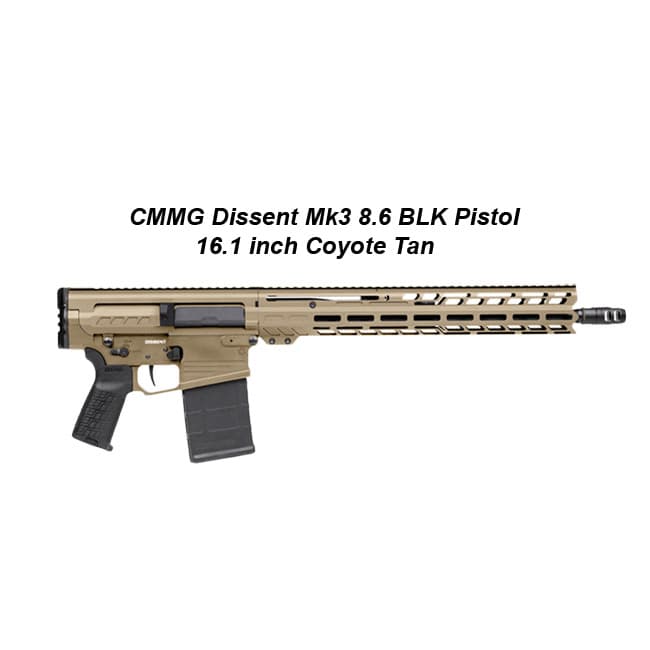 CMMG Dissent Mk3 8.6 BLK Pistol - Thumbnail 11