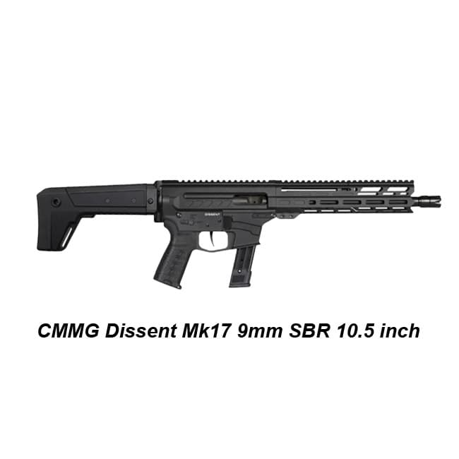 CMMG Dissent Mk17 9mm SBR - Thumbnail 1