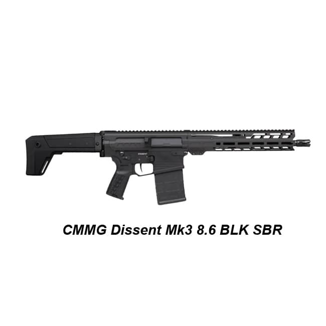 CMMG Dissent Mk3 8.6 BLK SBR - Thumbnail 1
