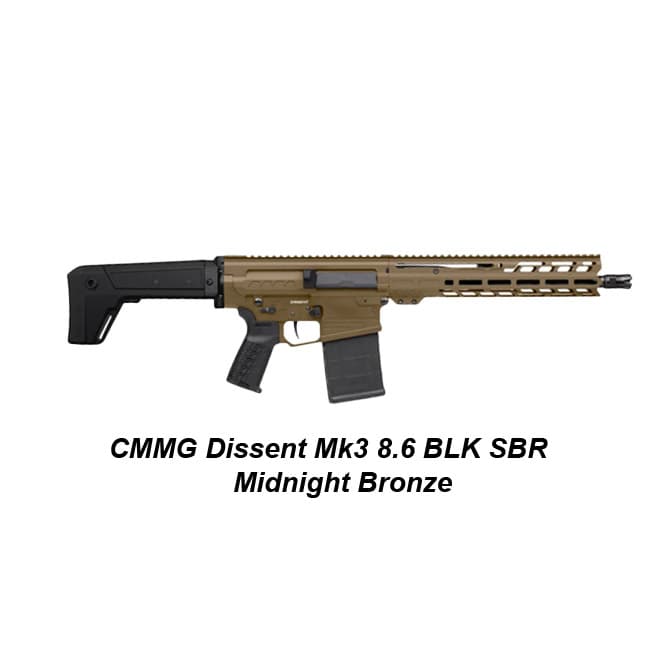 CMMG Dissent Mk3 8.6 BLK SBR - Thumbnail 4