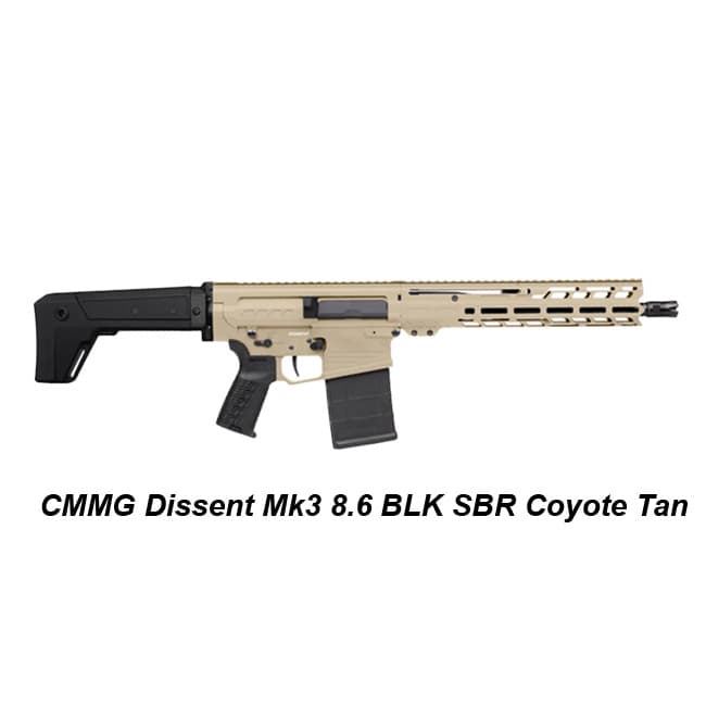 CMMG Dissent Mk3 8.6 BLK SBR - Thumbnail 3