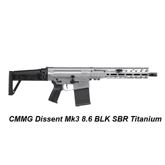 CMMG Dissent Mk3 8.6 BLK SBR - Thumbnail 5