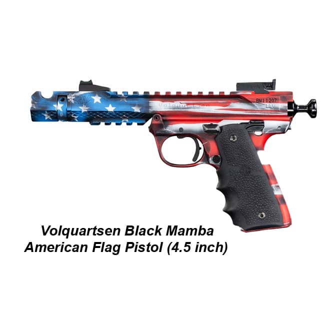 Volquartsen Black Mamba American Flag Pistol (4.5 inch) - Thumbnail 1