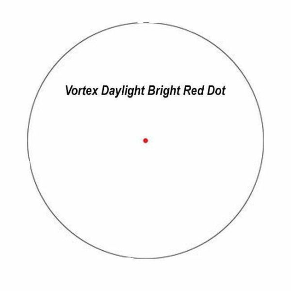Vortex Daylight Bright Red Dot Reticle