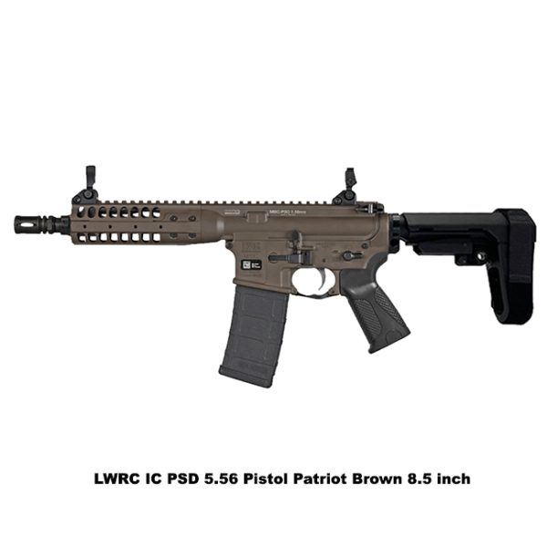 Lwrc Icpsd Pistol Patriot Brown, Lwrc Psd Pistol Patriot Brown, 5.56, 8.5 Inch Barrel, Patriot Brown, Lwrc Icpsdpr5Pbc8Sba3, Lwrc 854026005613, For Sale, In Stock, On Sale