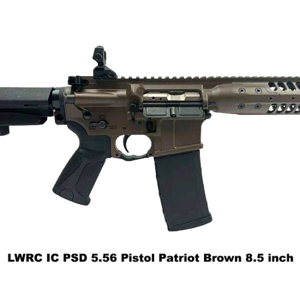 Lwrc Icpsd Pistol Patriot Brown, Lwrc Psd Pistol Patriot Brown, 5.56, 8.5 Inch Barrel, Patriot Brown, Lwrc Icpsdpr5Pbc8Sba3, Lwrc 854026005613, For Sale, In Stock, On Sale