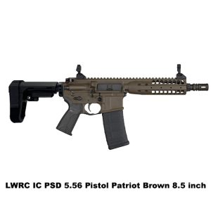 LWRC IC-PSD Pistol Patriot Brown, LWRC PSD Pistol Patriot Brown, 5.56, 8.5 inch Barrel, Patriot Brown, LWRC ICPSDPR5PBC8SBA3, LWRC 854026005613, For Sale, in Stock, on Sale