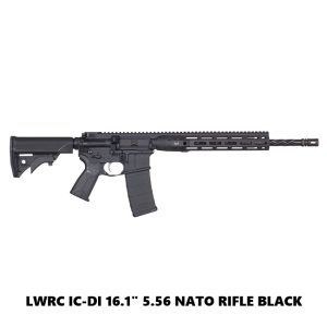 LWRC IC-DI 16.1 INCH 5.56 NATO RIFLE BLACK, ICDIR5B16ML, 852993007739