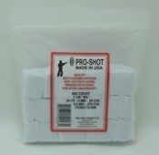 PRO SHOT .22-.270 Caliber 11/8 inch Square 500 Count Patches