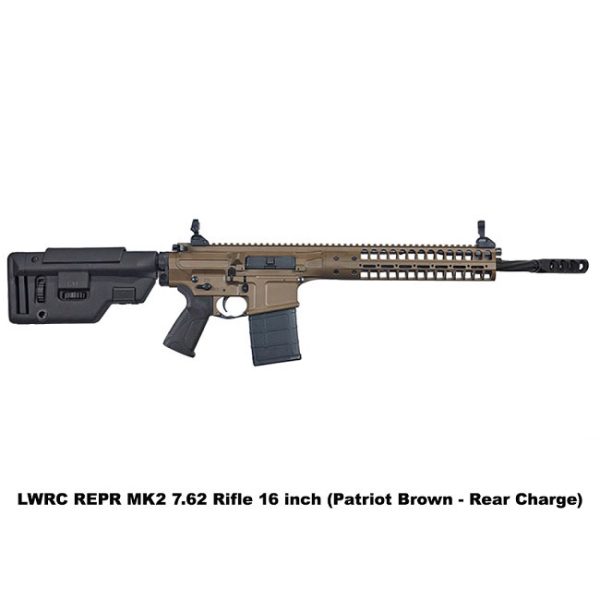Lwrc Repr Mkii 7.62 Nato Rifle 16 Inch (Patriot Brown  Rear Charge)