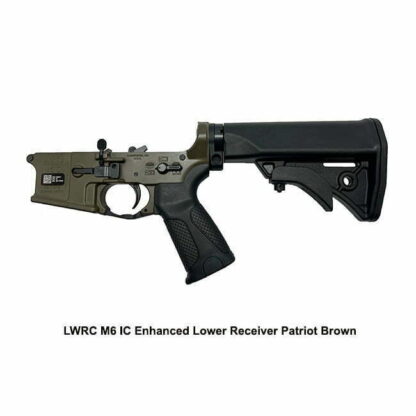 Lwrc M6 Ic Enhanced Lower Receiver Patriot Brown 4
