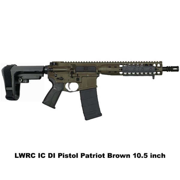 Lwrc Ic Di Pistol Patriot Brown, Lwrc Icdip5Pbc10, Lwrc Icdip5Pbc10Sba3, Lwrc 850050325796 For Sale, In Stock, On Sale