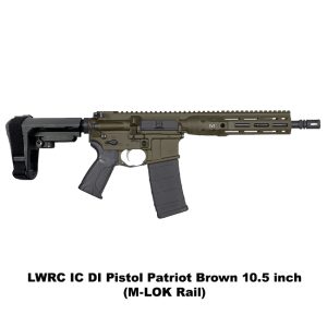 LWRC IC DI Pistol Patriot Brown, M-LOK, LWRC ICDIP5PBC10ML, LWRC ICDIP5PBC10MLSBA3, LWRC 850050325789 For Sale, in Stock, on Sale