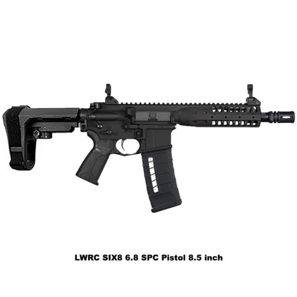 Lwrc Six8 Pistol, Lwrc Six8 Psd Pistol, Lwrc 6.8 Spc Pistol, 8.5 Inch, Black, Lwrc Six8Prb8Sba3, Lwrc 854026005620, For Sale, In Stock, On Sale