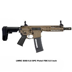 LWRC SIX8 Pistol FDE, LWRC SIX8 PSD Pistol FDE, LWRC 6.8 SPC Pistol FDE, 8.5 inch, FDE, LWRC SIX8PRCK8SBA3, LWRC 854026005637, For Sale, in Stock, on Sale