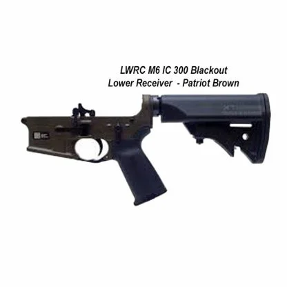 Lwrc M6 Ic Lower Rec 300Blk Pat Brown
