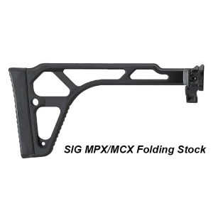 SIG MPX/MCX Folding Stock, STOCK-X-FOLD-BLK, 798681544028, for Sale, in Stock, on Sale