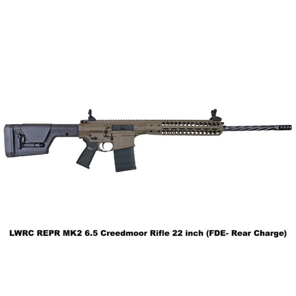 Lwrc Repr Mkii 6.5 Creedmoor Rifle 22 Inch (Fde  Rear Charge)