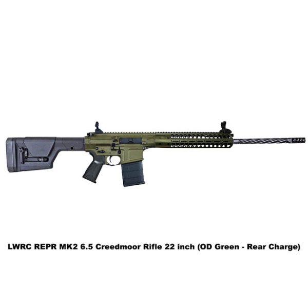 Lwrc Repr Mkii 6.5 Creedmoor Rifle 22 Inch (Od Green  Rear Char