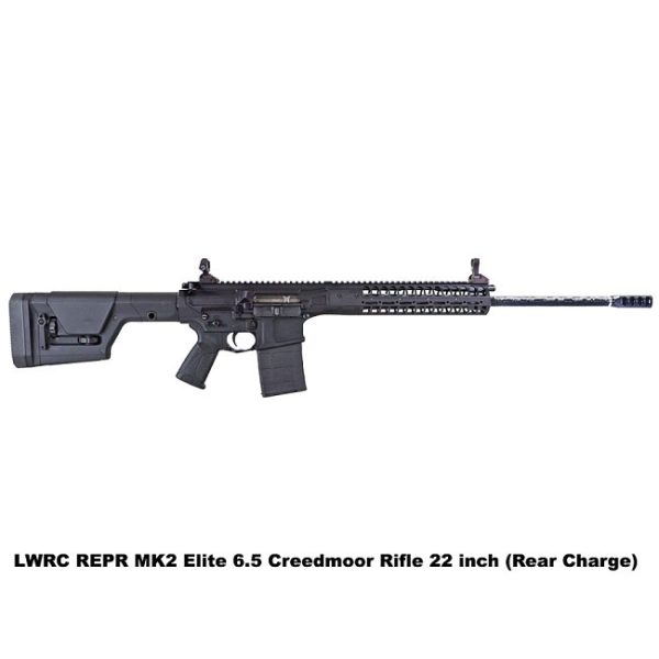 Lwrc Repr Mkii Elite 6.5 Creedmoor Rifle 22 Inch (Black  Rear C