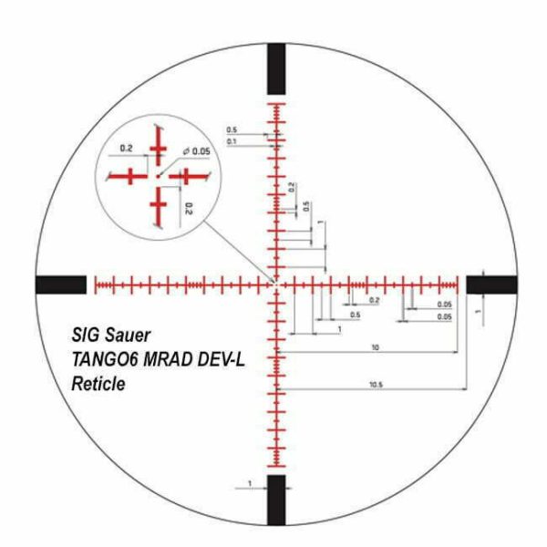 Sig Tango6 Mrad Devl Reticle