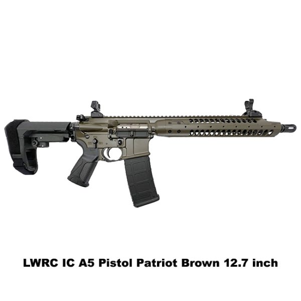 Lwrc Ic A5 Pistol Patriot Brown, 12.7 Inch, Lwrc Ica5P5Pbc12Sba3, Lwrc Ica5P5Pbc12, For Sale, In Stock, On Sale