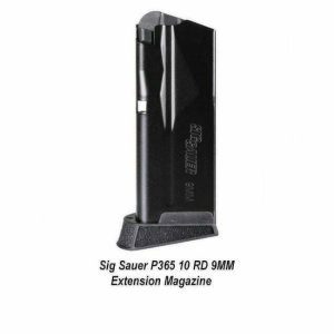 Sig Sauer P365 10 RD 9MM Extension Magazine, MAG-365-9-10X, 798681583614, for Sale, in Stock, on Sale