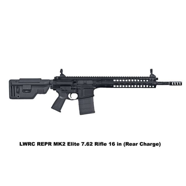 Lwrc Repr Mkii Elite 7.62 Nato Rifle 16 Inch (Black  Rear Charge