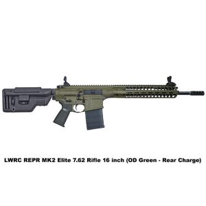 LWRC REPR MKII Elite 7.62 NATO Rifle 16 inch (OD Green - Rear Charge)